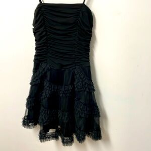 Jr black spaghetti strap dress